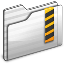 Security Folder white icon